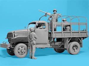 1/35 WWII US Military Patrol (G7107 with MG M1919A4)