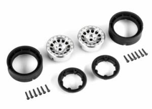 Traxxas Wheels Method Race 105 Beadlock Satin Crome 1.0 (2) TRX9781-SATIN