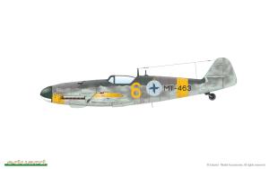 1/48 Bf 109G-6/AS, Weekend Edition (sis. Suomi siirtokuvat)