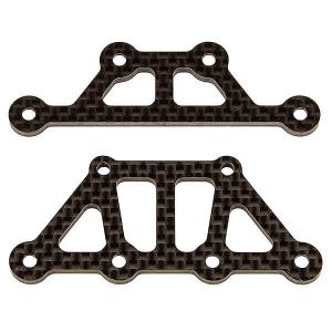 Team Associated Apex 2 Ft Top Plates, Carbon Fibre