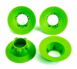 Traxxas Wheel Covers Green (for Wheels #9572) (4) TRX9569G