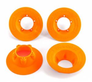 Traxxas Wheel Covers Intense Orange (for Wheels #9572) (4) TRX9569T