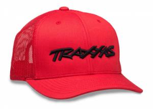 Traxxas Trucker Hat Curved Bill Red TRX1182-RBL