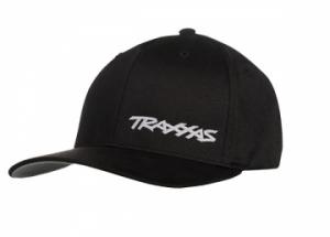 Traxxas Flex Hat Curved Bill Black/White Traxxas S-M TRX1187-BLW-SM