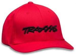 Traxxas Hat Curved Red Traxxas Logo L-XL TRX1188-RED-LXL