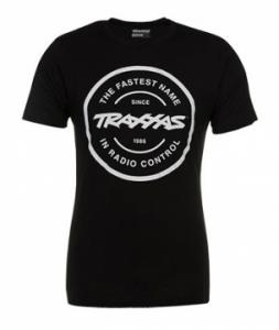 Traxxas T-Shirt Black Circle Traxxas-logo M TRX1360-M