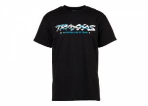 Traxxas T-shirt Black Traxxas-logo Sliced M TRX1373-M