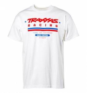 Traxxas T-shirt White Traxxas Racing Heritage M TRX1383-M