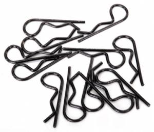 Traxxas Body Clips Standard Black (12) TRX1834A