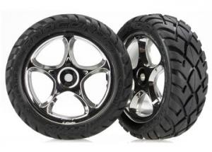 Traxxas Tires & Wheels Anaconda/Tracer Chrome 2.2" 2WD Front (2) TRX2479R