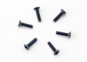 Traxxas Screws M2.5x10mm Countersunk Hex Socket (6) TRX2523