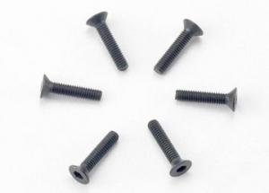 Traxxas Screws M2.5x12mm Countersunk Hex Socket (6) TRX2526