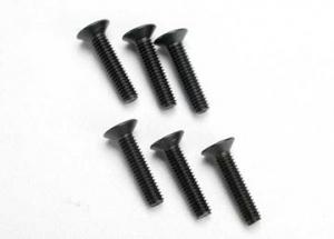 Traxxas Screws M4x18mm Countersunk Hex Socket (6) TRX2547