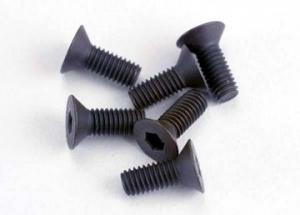 Traxxas Screws M3x8mm Countersunk Hex Socket (6) TRX2550