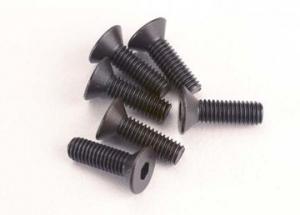 Traxxas Screws M3x10mm Countersunk Hex Socket (6) TRX2551