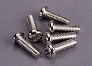 Traxxas Screws M4x12mm Roundhead (6) TRX2568
