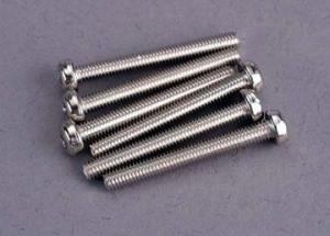Traxxas Screws M3x25mm Roundhead (6) TRX2569