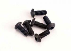 Traxxas Screws M3x8 Button-head Hex Socket (6) TRX2576
