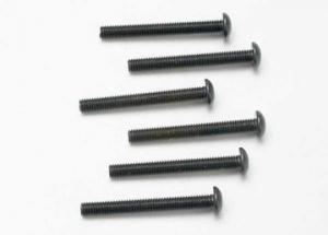 Traxxas Screws M3x25 Button-head Hex Socket (6) TRX2581