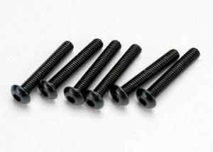 Traxxas Screws M3x18 Button-head Hex Socket (6) TRX2583
