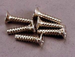 Traxxas Screws 3x12mm Self-tapping Countersunk (6) TRX2648