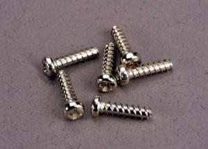 Traxxas Screws 2,6x10mm Self-tapping (6) TRX2673