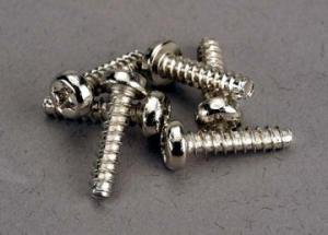 Traxxas Screws, 3x12mm roundhead self-tapping (6) TRX2676