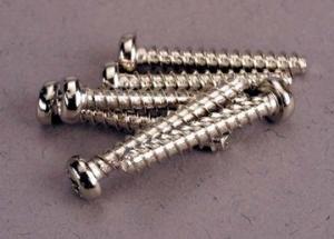 Traxxas Screws, 3x20mm roundhead self-tapping (6) TRX2678