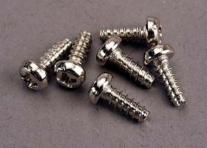 Traxxas Screws 3x8mm Self-tapping (6) TRX2682