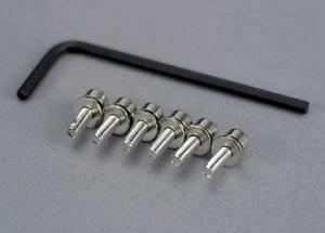 Traxxas Screws M3x10mm caphead w/ Lock Washers (6) + Hex Wrench TRX3159