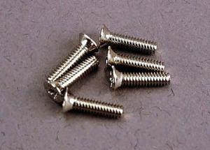 Traxxas Screws M2x8mm Countersunk (6) TRX3161