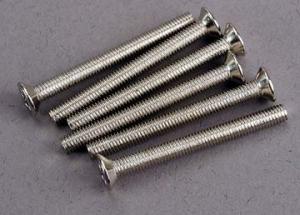 Traxxas Screws M3x30mm Countersunk (6) TRX3163