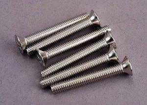 Traxxas Screws M4x30mm Countersunk (6) TRX3169