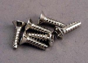Traxxas Screws 3x10mm Self-tapping Countersunk (6) TRX3176