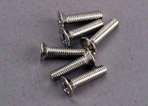 Traxxas Screws M3x12mm Countersunk (6) TRX3178
