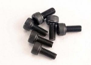 Traxxas Screws M2.5x6mm Cap-head Hex Socket (6) TRX3215