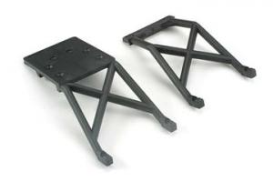 Traxxas Skid Plates Front and Rear Black TRX3623