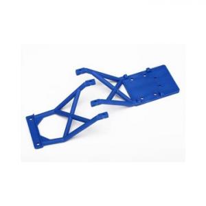 Traxxas Skid Plates Front and Rear Blue TRX3623X