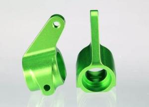 Traxxas Steering Blocks Aluminium Green (Pair) TRX3636G