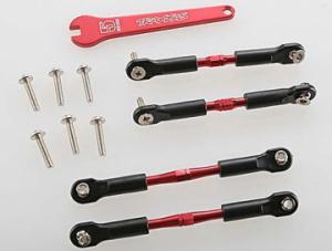 Traxxas Turnbuckle Camber Link Set Aluminium Red TRX3741X