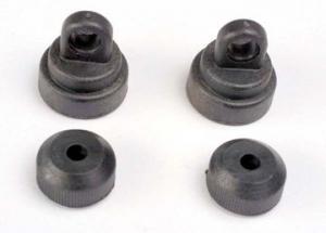 Traxxas Shock Cap & Bottom Black (2+2) Ultra-Shocks TRX3767