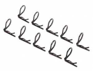 Traxxas Body Clips Angled Black (10) TRX3935A