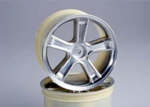 Traxxas Wheels Maxx 5-Spoke Satin Chrome (2) TRX3972
