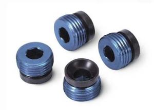 Traxxas Pivot Ball Caps Aluminium Blue (4) TRX4934X