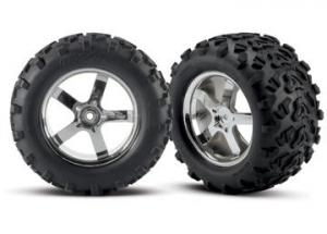 Traxxas Wheels & Tires Maxx/Hurricane (14mm) 3.8" (2) TRX4973R