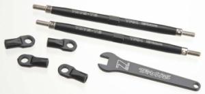 Traxxas Turnbuckle Toe Links Rear 124mm Aluminium Black (2) TRX5143A