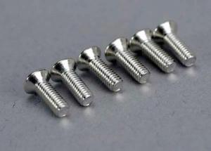 Traxxas Screws M2.6x8mm Countersunk (6) TRX5169