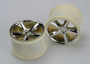 Traxxas Wheels Gemini Chrome (14mm) 3.8" (2) TRX5372