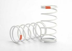 Traxxas Shock Springs GTR White (0.9 Rate Orange) (2) TRX5428