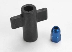 Traxxas Antenna Crimp Nut Blue TRX5526
